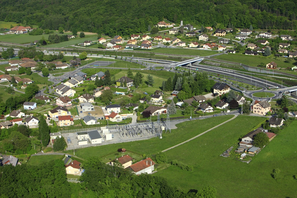 Image montrant le contournement routier de Thonon-les-Bains 